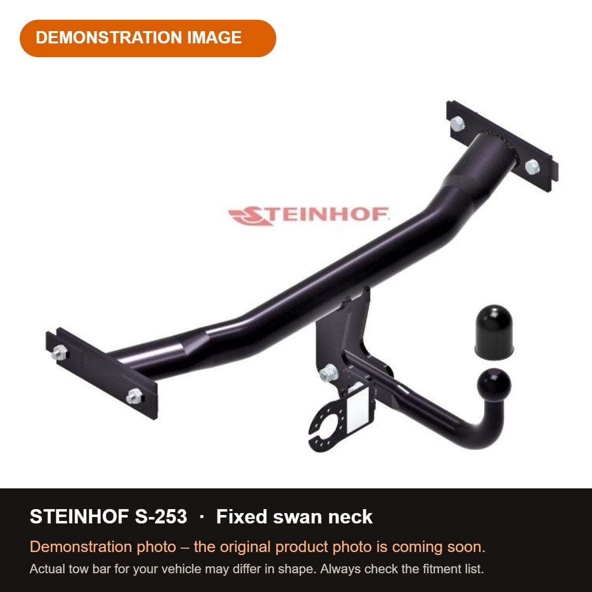 STEINHOF Tow Bar fits SKODA Elroq 2025-present – Fixed swan neck [S-253]
