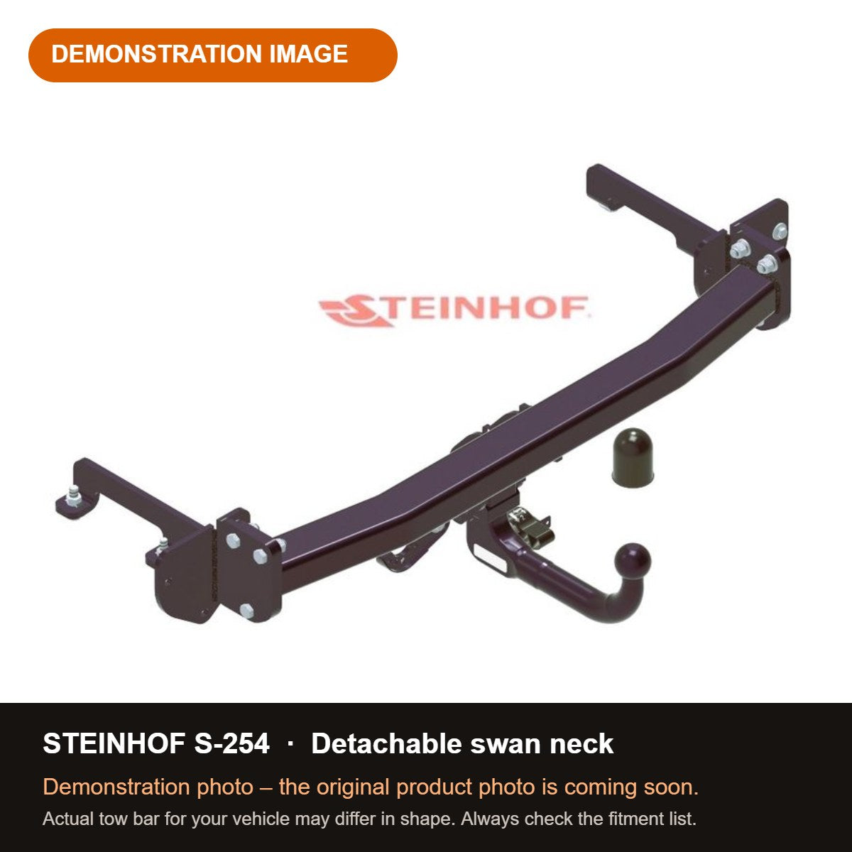STEINHOF Tow Bar fits SKODA Elroq 2025-present – Detachable swan neck [S-254]