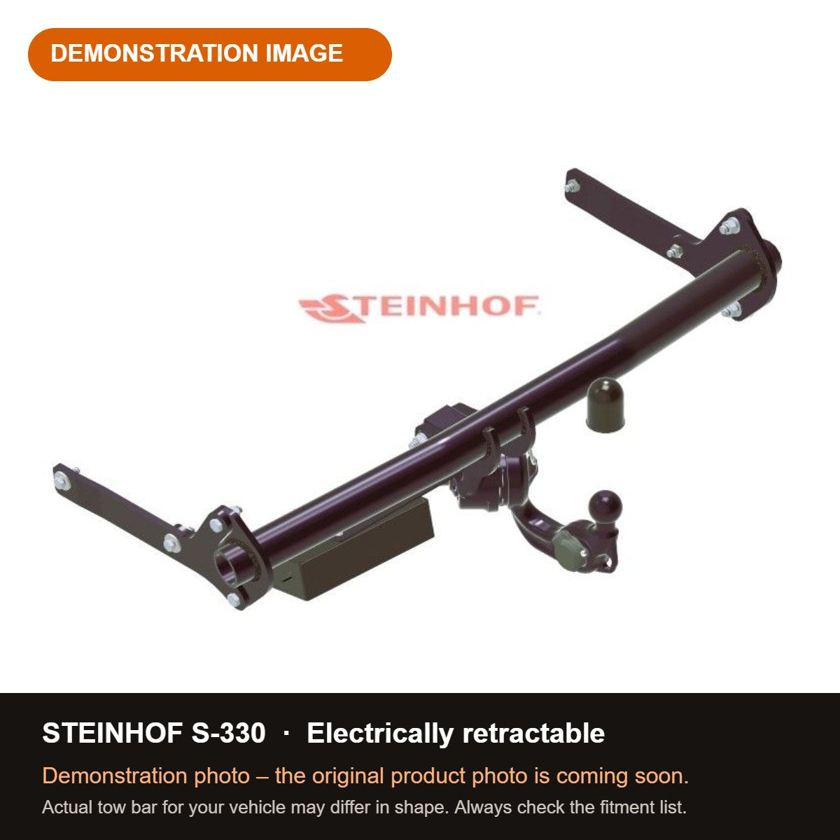 STEINHOF Tow Bar fits SKODA Kodiaq II 2024-present – Electrically retractable [S-330]