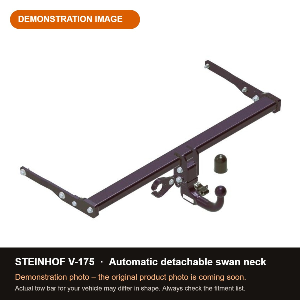 STEINHOF Tow Bar fits VOLKSWAGEN Polo IV 2001-2005 – Automatic detachable swan neck [V-175]
