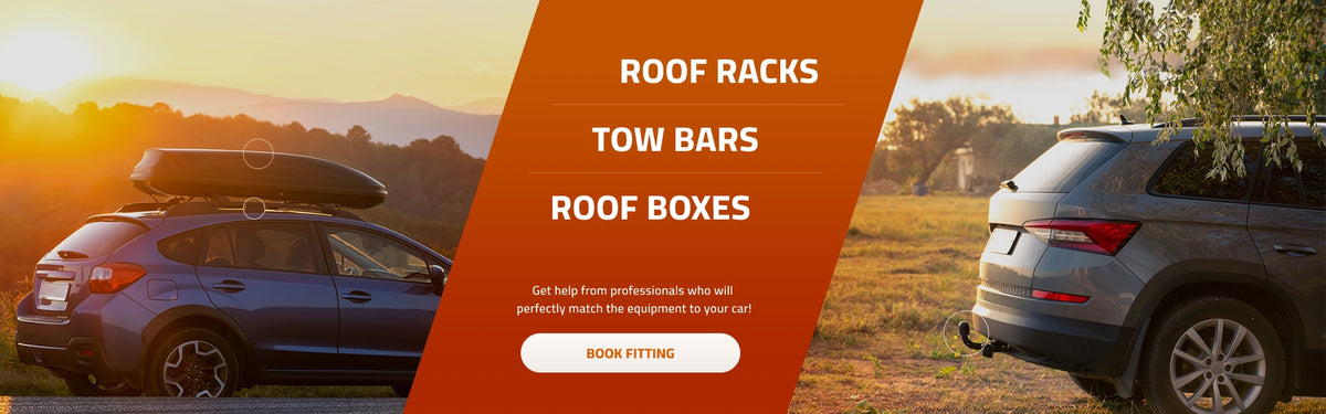Roof racks, tow bars, roof boxes — get help from professionals who will match the equipment to your car. Book fitting.