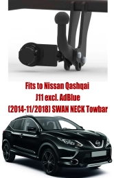 Swan Neck  Tow Bar For NISSAN Qashqai J11 (2014-2018) N-096