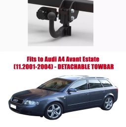 Detachable Swan Neck Tow Bar For Audi A4 Estate (incl. Quattro) (2001-2004) A-084