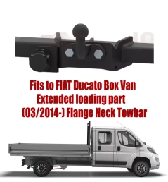 Flange Neck Tow Bar For FIAT Ducato "Box Extended loading"(2014-) F-067