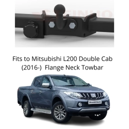 Flange Neck Tow Bar For Mitsubishi L200 Double Cab (2015-19) M-334