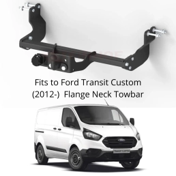 Flange Neck Tow Bar For FORD TRANSIT CUSTOM (2012-23) F-301