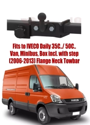 Flange Neck Tow Bar For IVECO Daily (35C/50C) (2006-2013) Van, Minibus (incl. with step) Box VanI-015