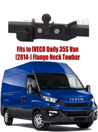 Flange Neck Tow Bar For IVECO Daily 35S Van (2014-)  (wheelbase: 3520mm)  (overhang: 1520 / 1541mm) I-017