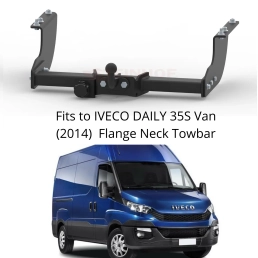 Flange Neck Tow Bar For IVECO DAILY 35S Van (2014- (wheelbase: 3520mm)  (overhang: 1120mm) I-018