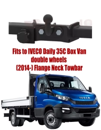 Flange Neck Tow Bar For IVECO Daily 35C Box Van (2014-) I-022