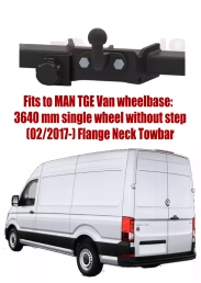 Flange Neck Tow Bar For MAN TGE Van (2017-) V-036