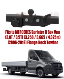 Flange Neck Tow Bar For MERCEDES Sprinter Box Van 2006-2018 V-032 