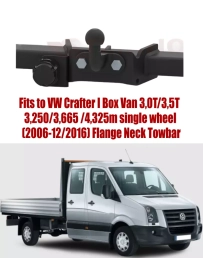 Flange Neck Tow Bar For VW Crafter I Box Van (2006-2016) V-032