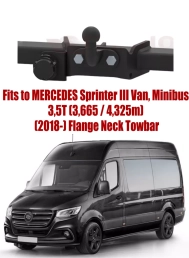 Flange Neck Tow Bar For MERCEDES Sprinter VAN 3,5T (2018-) V-033