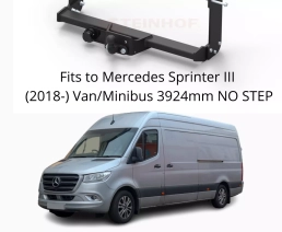 Flange Neck Tow Bar For Mercedes SPRINTER Van NO STEP (2018-) M-170
