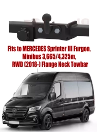 Flange Neck Tow Bar For MERCEDES Sprinter III RWD (2018-) M-181