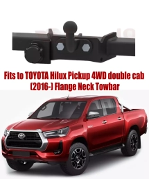 Flange Neck Tow Bar For TOYOTA Hilux Pickup (4WD)  (double cab, bumper with step without carry bar) (2016-) T-159