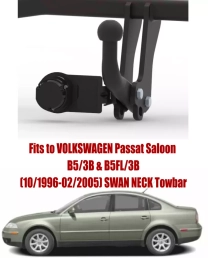 Swan Neck Tow Bar For VW Passat Saloon (B5/3B & B5FL/3B) (1996-2005) V-115
