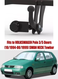 Swan Neck Tow Bar For VW Polo 3/5 Doors Hatchback   (narrow/ wide bumper)1994-1999 V-112
