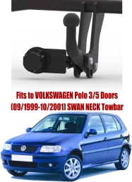 Swan Neck Tow Bar For VW Polo 3/5 Doors Hatchback 1999-2001 V-113
