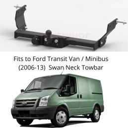 Flange Neck Tow Bar For Ford Transit NO STEP (2006-13) F-294