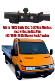 Flange Neck Tow Bar For IVECO Daily 35C/ 50C  Van, Minibus (incl. with step) Box Van(1999-2005) I-015