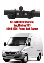 Flange Neck Tow Bar For MERCEDES Sprinter Van 3,05 1995-2006 M-222