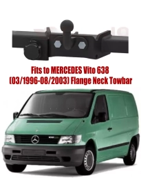 Flange Neck Tow Bar For MERCEDES Vito 638 (1996-2003) M-235