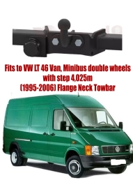 Flange Neck Tow Bar For VW LT 46 Van, Minibus (1995-2006) M-223