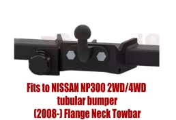 Flange Neck Tow Bar For NISSAN NP300 2WD/4WD (2008-) N-085