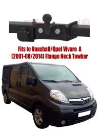 Flange Neck Tow Bar For Vauxhall/Opel Vivaro A (2001-2014) R-127