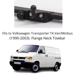 Flange Neck Tow Bar For Volkswagen Transporter T4 Van, Minibus (incl. Caravelle) (1990-2003) V-122
