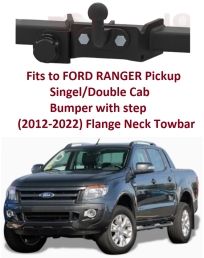 Flange Neck Tow Bar For Ford Ranger W/Step Bumper (2012-2022) F-281