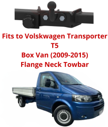 Flange Neck Tow Bar For Volkswagen Transporter T5 Box Van 2009-2015 V-124