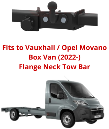 Flange Neck Tow Bar For Vauxhall Opel Movano C Box Van (2022-) F-066