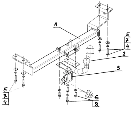 Tow Bar T-220 (1)
