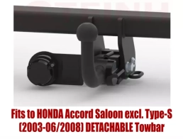 Detachable Tow Bar HONDA Accord Saloon (2003-2008) H-051
