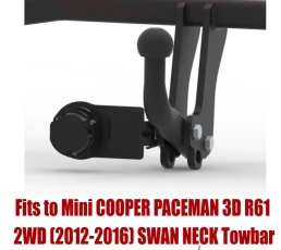 Swan Neck Tow Bar For MINI COOPER PACEMAN (3D) (R61) (2WD) (2012-2016) M-282