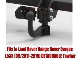 Detachable Swan Neck Tow Bar For LR Range Rover Evoque L538 2011-2019 L-113