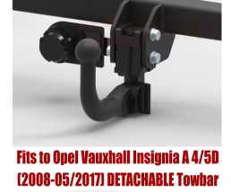 Detachable Swan Neck Tow Bar For VAUXHALL Insignia A 4/5D (2008-2017) O-147