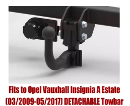 Detachable Swan Neck Tow Bar For VAUXHALL Insignia A Estate 2009-2017 O-149