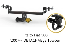 Detachable Tow Bar For Fiat 500 (2007-) F-044