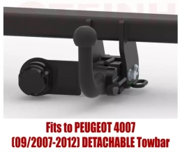 Detachable Tow Bar For PEUGEOT 4007 (2007-2012) M-355