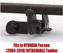 Detachable Tow Bar For HYUNDAI Tucson (2004-2010) H-279