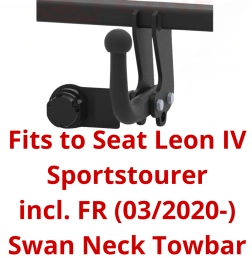 Swan Neck Tow Bar For Seat Leon IV Sportstourer (2020-) S-122