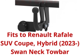 Swan Neck Tow Bar For Renault Rafale SUV COUPE Hybrid (2023-) R-146