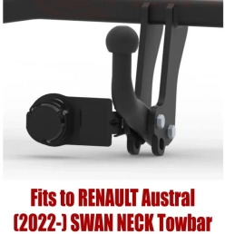 Swan Neck Tow Bar For RENAULT Austral MHEV (2022-) R-142