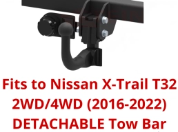 Detachable Swan Neck Tow Bar For Nissan X-Trail T32 (2016-2022) R-052
