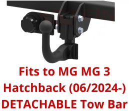 Detachable Swan Neck Tow Bar For MG MG 3 Hatchback (2024-) M-278