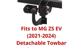 Detachable Swan Neck Tow Bar For MG ZS EV (2021-2024) M-266